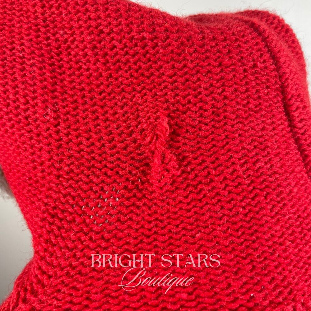 Rare Vintage Hooded Cardigan ASO Willow Rosenberg BtVS Red Embroidered Knit - Picture 13 of 14
